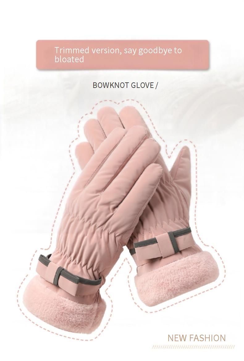 T-BAGWELL Thermo-Winter-Skihandschuhe für Damen, wasserdicht – winddichte, mit Fleece gefütterte Touchscreen-Handschuhe für Snowboarden, Radfahren und Outdoor-Aktivitäten_voghion.com