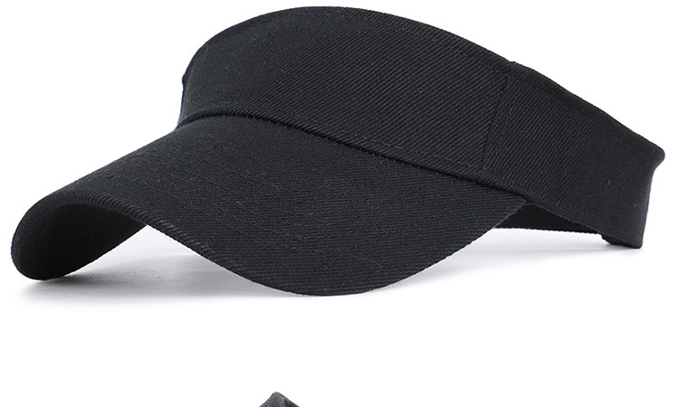 Sommer Sonnenhüte Männer Frauen Baumwolle Verstellbares Visier UV-Schutz Oben Leer Solide Sport Tennis Golf Laufen Sonnencreme_voghion.com