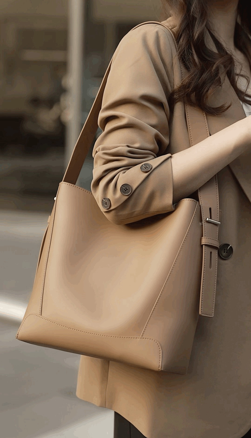 Water bucket 2024 new genuine leather , large capacity casual crossbody bag, simple and versatile shoulder bag for_voghion.com