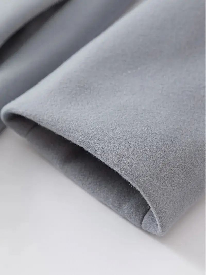 Men's Clothing US Size Large Size Foreign Trade Hot Selling Mid Length Solid Color Single Breasted Trench Coat Casual Style Jacket Coat_voghion.com