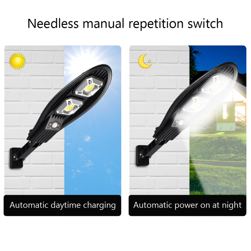 500 watt LED Solar Light Outdoor Solar Lamp Powered Sollys Vanntett PIR bevegelsessensor Gatelys for hagedekorasjon_voghion.com