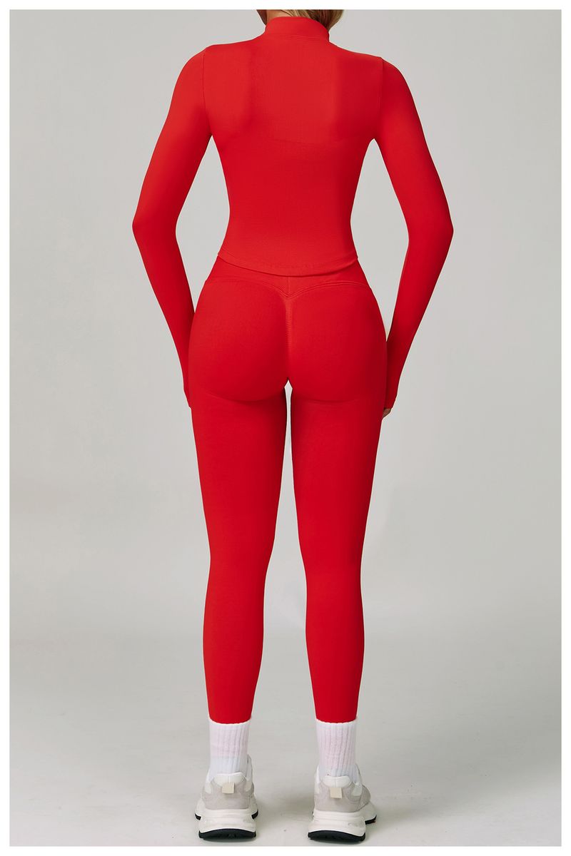 Naadloze yogaset met hoge taille - 3-delige workoutoutfit voor dames, vochtafvoerend en buikcontrole, perfect voor hardlopen, sportschool en buitenactiviteiten_voghion.com
