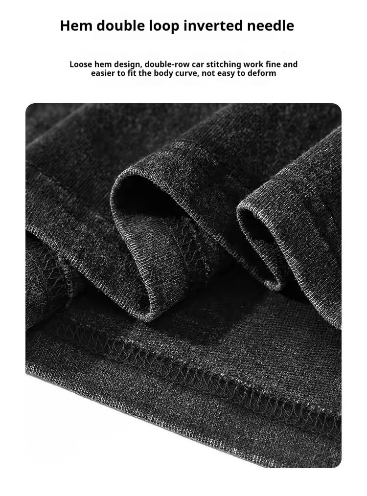 Maglietta estiva da uomo, casual, ampia e semplice, con maniche corte, in puro cotone stampato, personalizzata, vintage, lavata in America_voghion.com