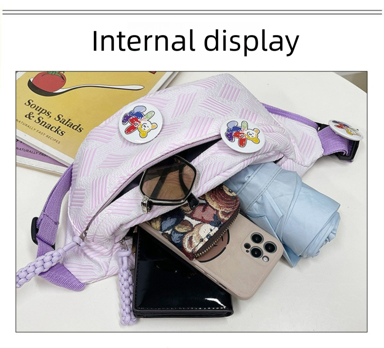 Sports Minimalist And Versatile Single Shoulder Crossbody Bag Waist Bag_voghion.com