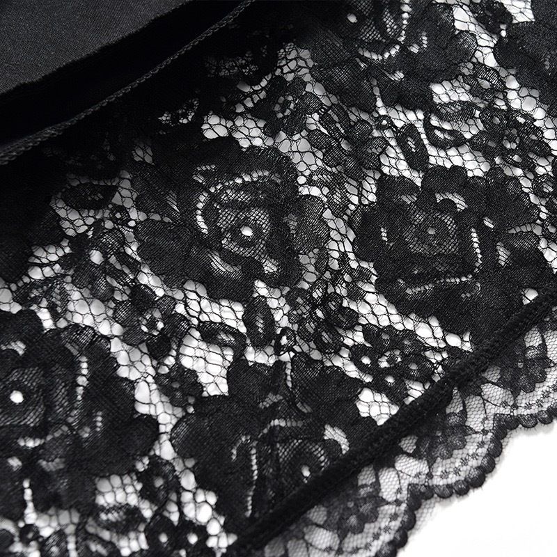 High waisted skirt, women's 2024 early autumn new mid to long style, hanging A-line lace skirt_voghion.com