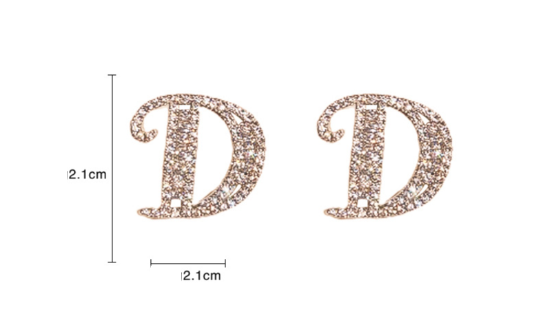 Damen-Accessoires, Diamant-Set, einfaches Temperament, Design, Sinn für Trend-Ohrringe_voghion.com