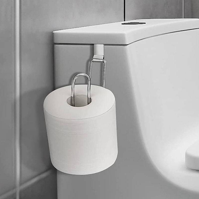 Suport pentru hârtie igienică din fier - Suport pentru șervețele montat pe perete pentru depozitare în baie și bucătărie - Organizator durabil și elegant pentru hârtie_voghion.com