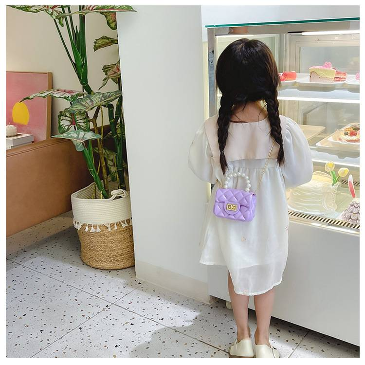 Jelly Bag Mini-Handtasche für Kinder – süße Kinder-Umhängetasche für Mädchen, stylische Mini-Geldbörse für Studenten, ideal für kleine Mädchen_voghion.com