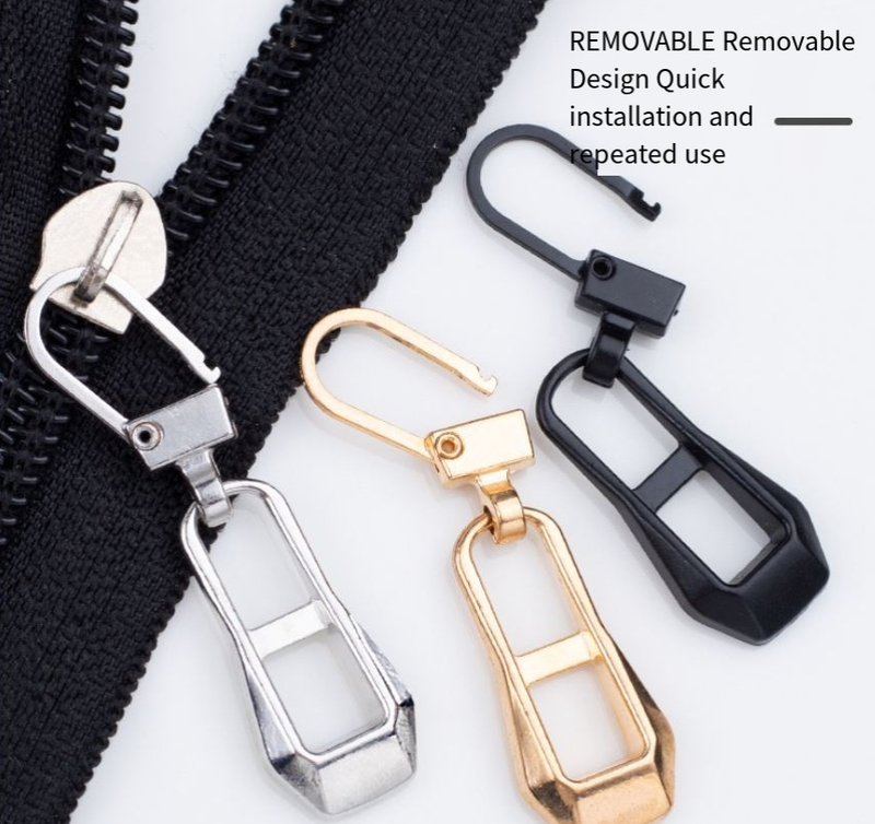 Acessórios destacáveis para roupas escolares com zíper universal bolsa de reposição artefato de reparo peça de puxar cabeça_voghion.com