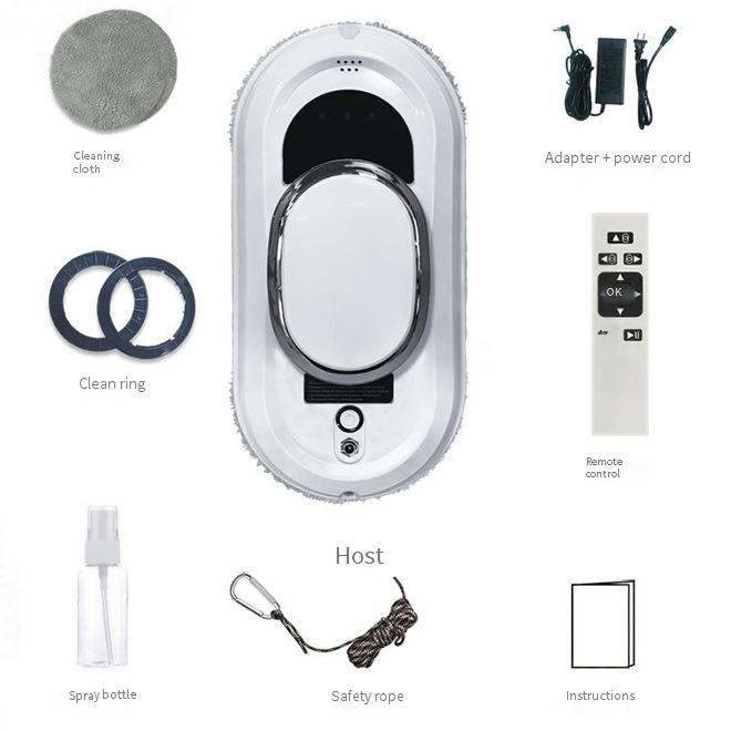 Robot de curățare a ferestrelor Hotel Home Cleaning Robot de curățare a ferestrelor Telecomandă inteligentă Dispozitiv de curățare a ferestrelor multi-scenă_voghion.com