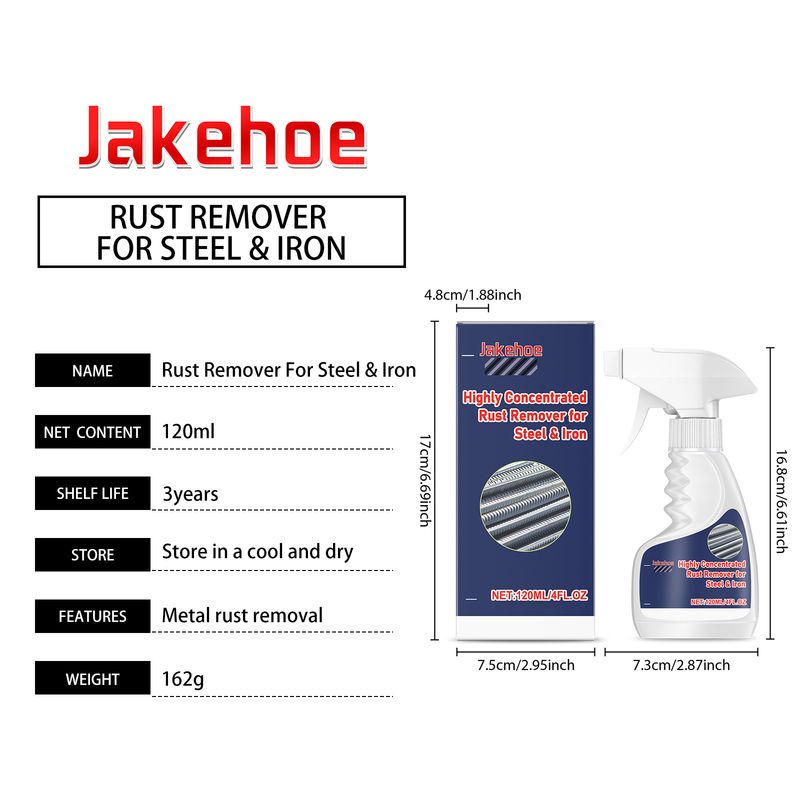 Jakehoe Steel Rust Remover Bolt Screws Metal Rust Cleaner Rust Remover Household Rust Remover_voghion.com