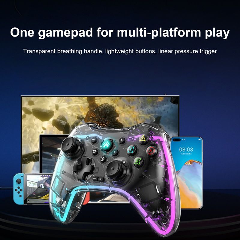 Xinweiqing 1 Set PC Linear Pressure Trigger Keys Joystick Entertainment ABS Video Games Phone External Gaming Controller_voghion.com