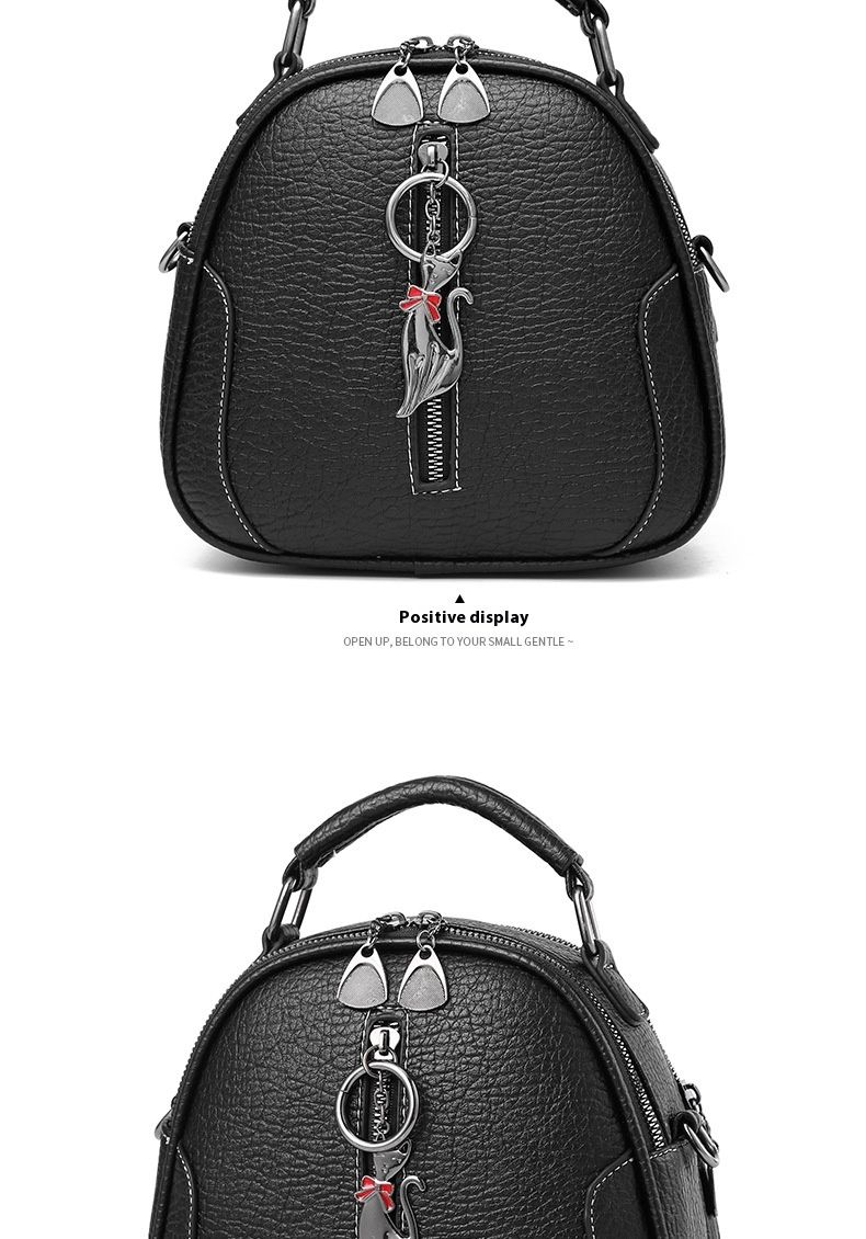 Borsa piccola portatile per pendolarismo da donna, rotonda, alla moda primaverile, nuova e carina, con ciondolo a tracolla, alla moda primaverile del 2024_voghion.com