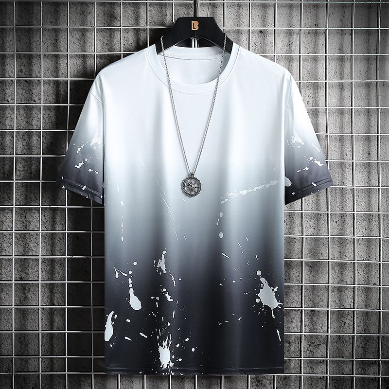 Ensemble décontracté à manches courtes et col rond pour homme, style coréen tendance, été 2023_voghion.com