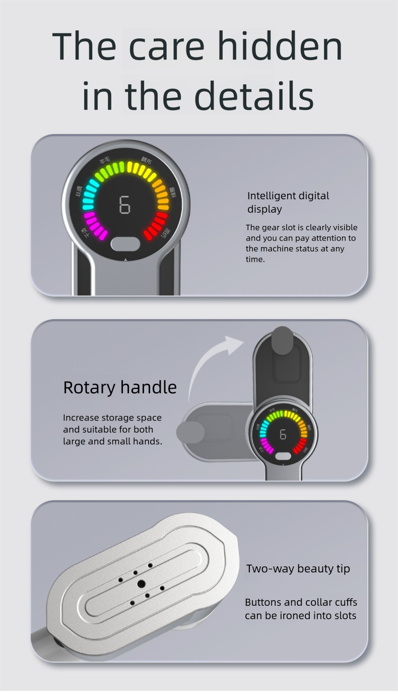 High-End-Handdampfbügelmaschine für Kleidungsstücke, Hochleistungsdampf, kleines tragbares elektrisches Klappbügeleisen für den Haushalt_voghion.com