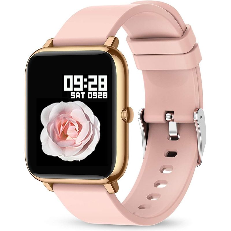 Smart Watch Fitness Tracker With Heart Rate Monitor Blood Pressure Blood Oxygen Tracking 1.4 Inch Touch Screen Smartwatch Fitne_voghion.com