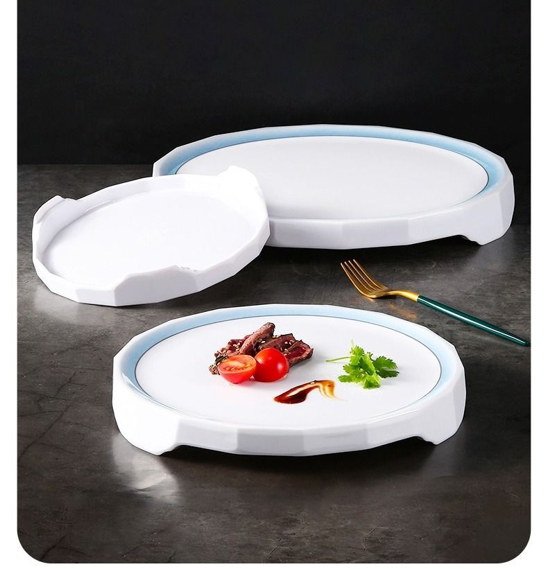 【New Product】Kaiboya Steak Cold A5 Melamine Home Creative Plating Tableware Artistic Dish Plate_voghion.com