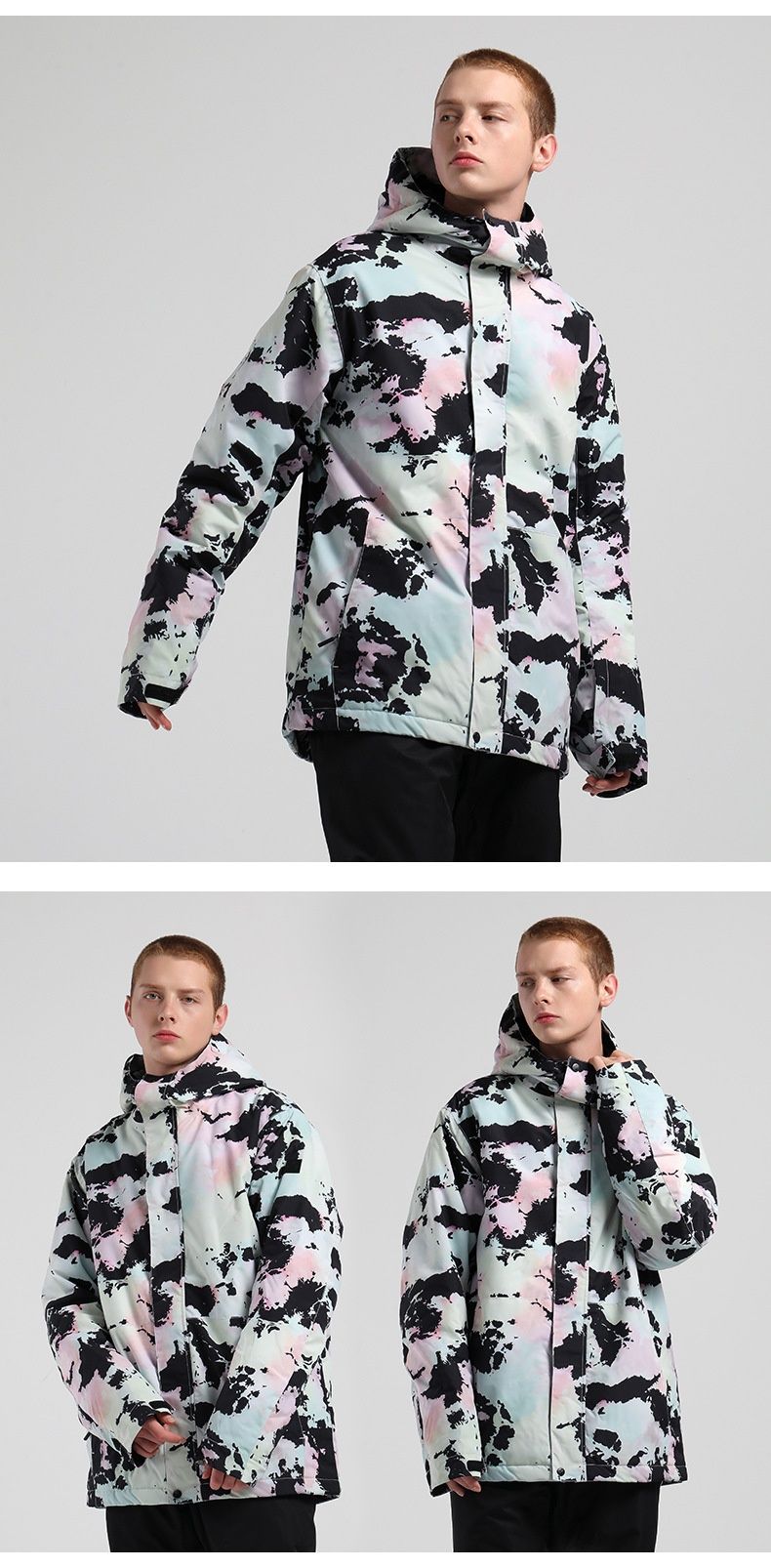 001 001 Restbestand Skijacke Herren Top Outdoor Ausrüstung Wasserdicht Snowboard Erwachsene Warmer Mantel Winddichter Schneeanzug_voghion.com