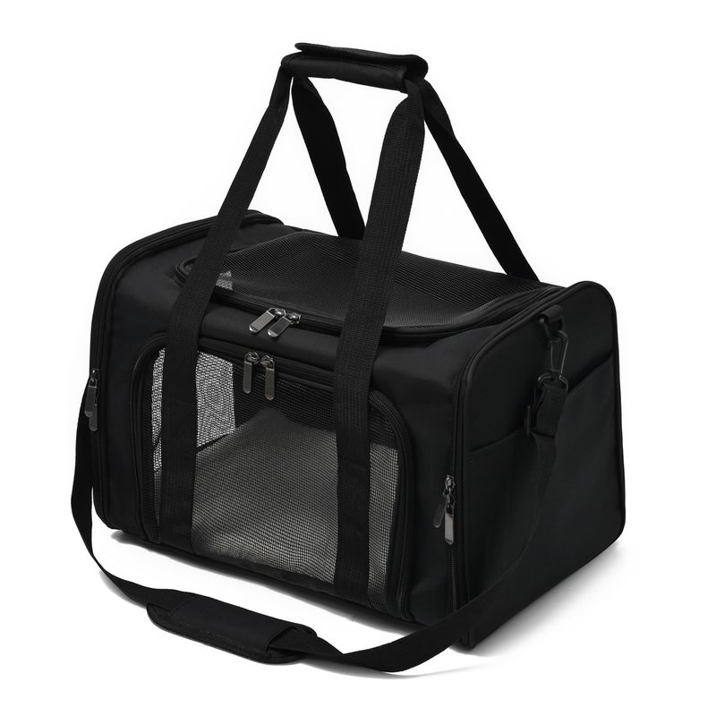 All-round Breathable Pet Carrier For Outdoor Use, Car-mounted Small And Cat Bag, Easy-to-fold Single Shoulder Crossbody_voghion.com