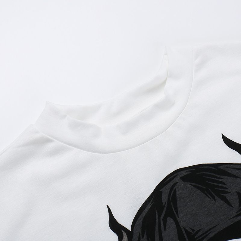 Women's Clothing style street fashion printed vest T-shirt_voghion.com