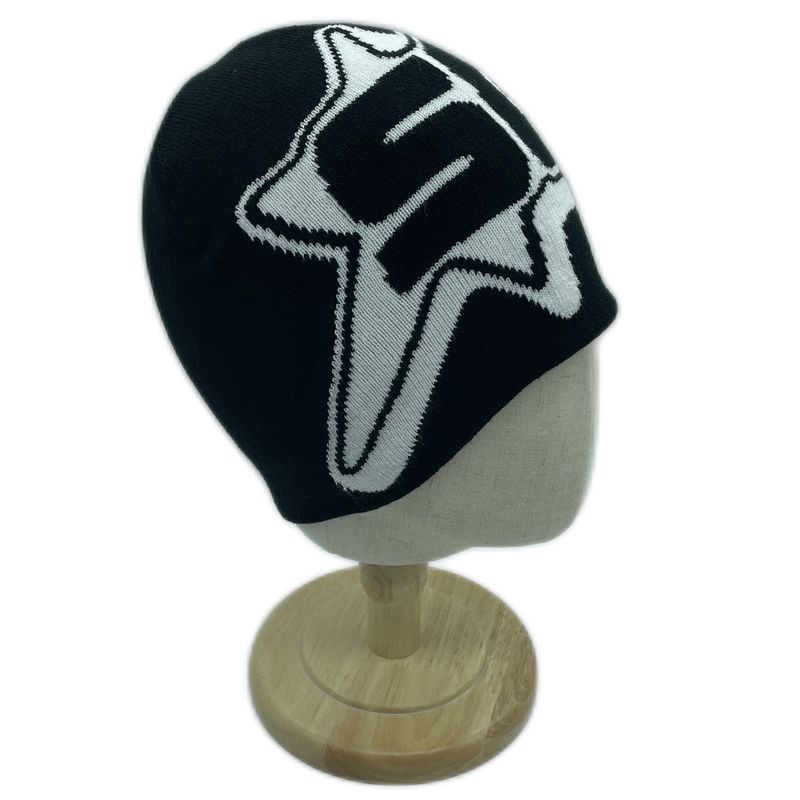Y2K knitted hat with letters SC men's and women's jacquard hat European and American popular hip hop hat outdoor sports trend riding_voghion.com