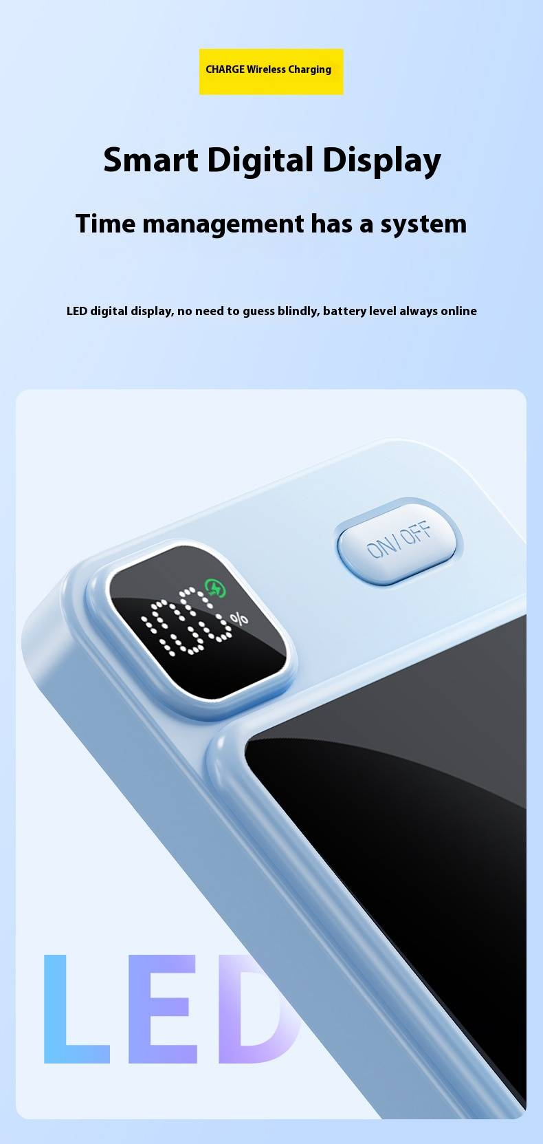Magnetic Wireless Power Bank 20000mAh With PD22.5W Fast Charging, Slim Portable External Battery For IPhone & Android, Compatible With MagSafe_voghion.com