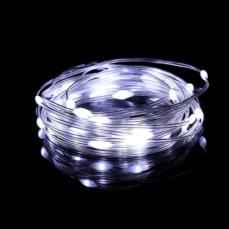 Luci a LED per esterni impermeabili con 8 modalità di illuminazione - Opzioni solari/a spina per decorazioni da giardino, albero di Natale e patio_voghion.com