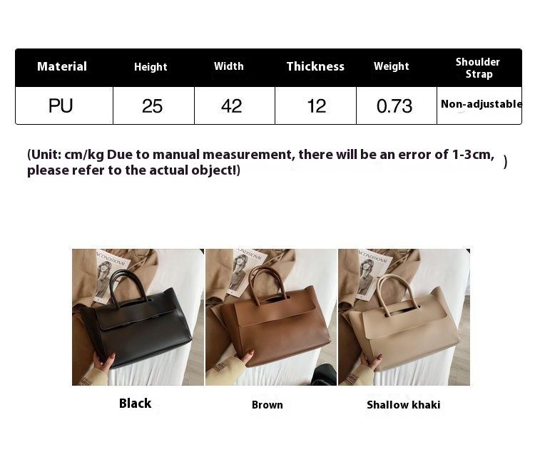 Large capacity for women's commuting tote new high-end feel, versatile handheld shoulder bag, large bag_voghion.com