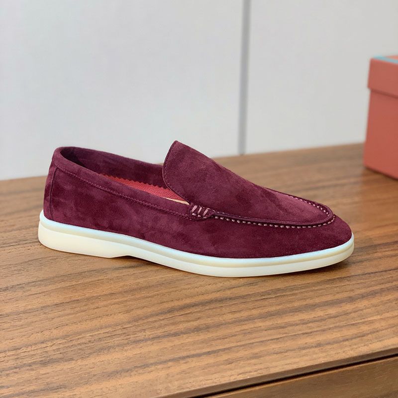 Le Fu - Zapatos planos de pareja, cómodos, informales, grandes, de un solo paso, 2024_voghion.com
