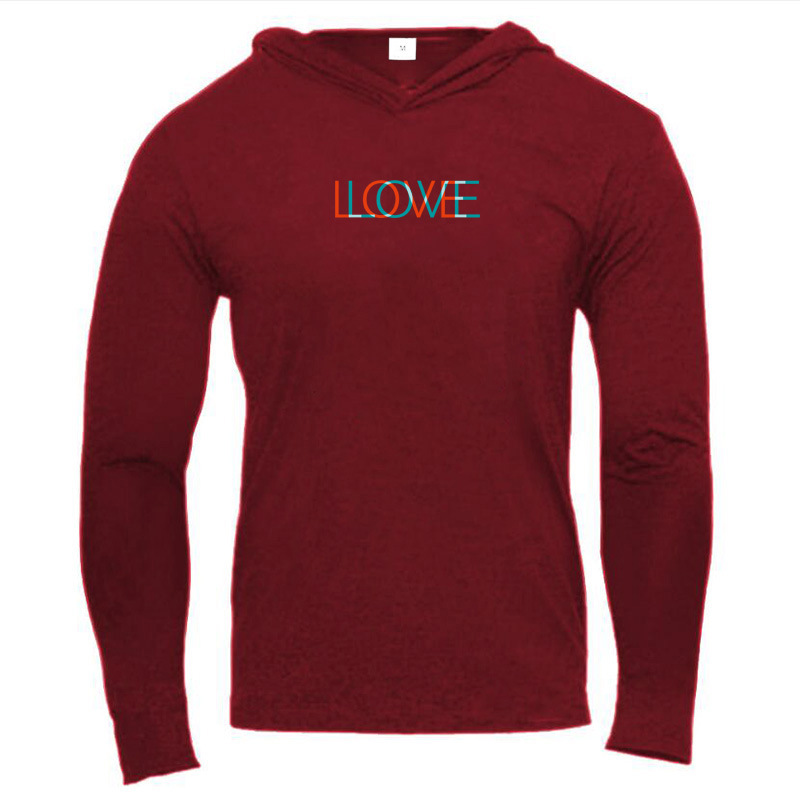 Men's hoodie slim-fit running long sleeve jacket warm base top_voghion.com