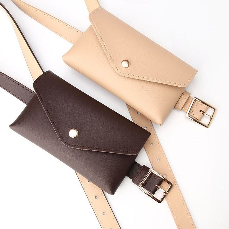 Fashion pin buckle belt Women's belt white wear dress multi-functional waist bag belt factory direct sales_voghion.com