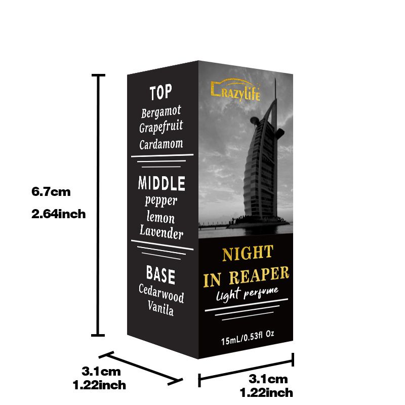 Wooden Men's Flavor Perfume Essential Oil Sailing Style Luxury Fragrance 15ml Blue_voghion.com