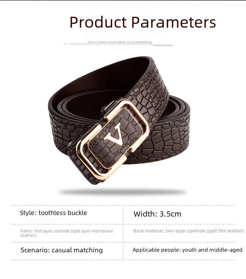 2024 Nieuwe Riem Met Tandeloze Automatische Gesp Netwerk Hot Selling Riem Voor Mannen Jeugd Business Luxe Gevoel Riem_voghion.com