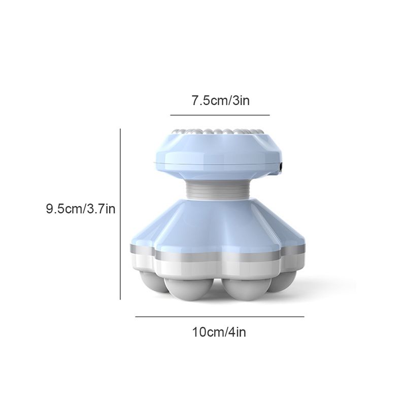 Multi-Level Adjustable Back Electric Waist Massager Traction Device Iatable Hot Compress Lumbar Spine_voghion.com