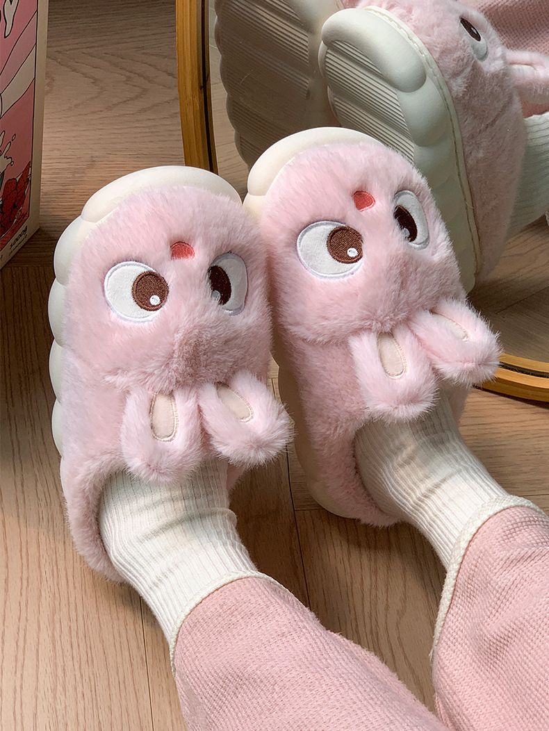 Pantufas de inverno aconchegantes para mãe e filho, para mulheres e homens - Pantufas de interior em fleece macio com sola antiderrapante, quentes e confortáveis, várias cores e tamanhos._voghion.com