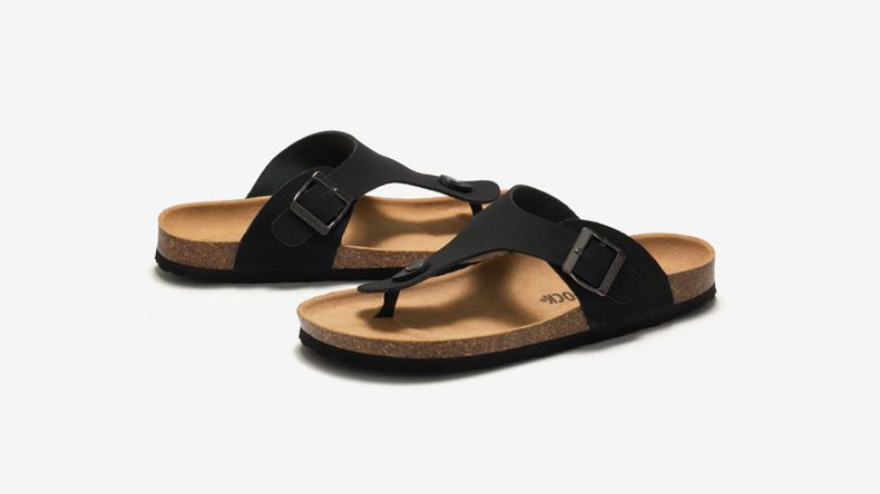 SHLIANG New Spring Summer Men's Soft Wood Slippers Fashion Flip Flops Beach Shoes Water Squeeze Cool Sandals Y0555_voghion.com
