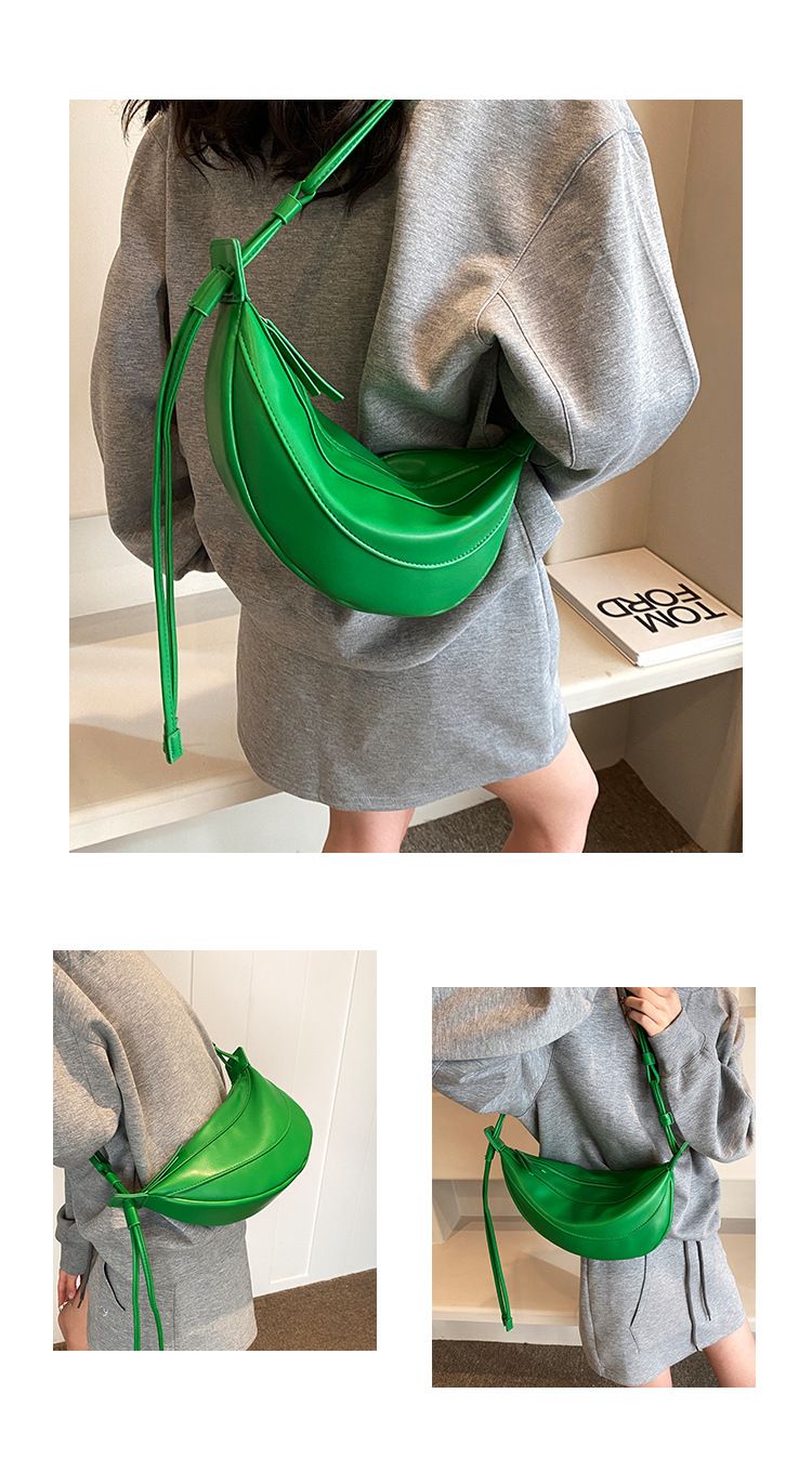 2024 Korean New Crossbody Dumpling Modische und Nischendesign-Brust Vielseitige trendige One-Shoulder-Damentasche_voghion.com
