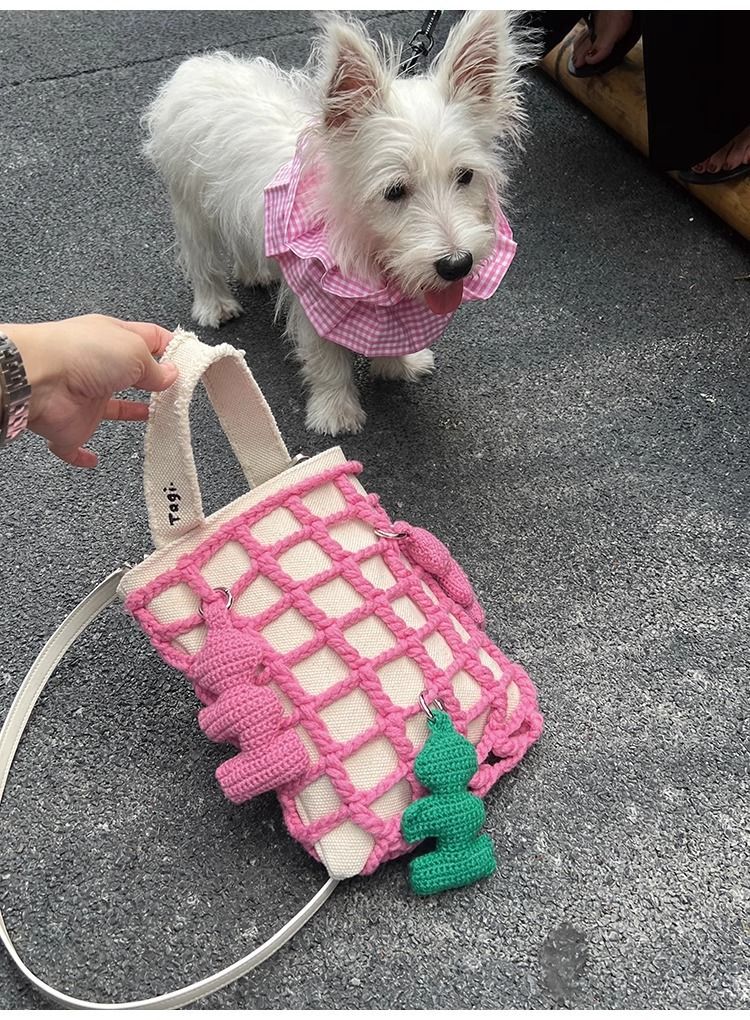 Tagi immagina pendenti in filo tremante, tasche a rete rimovibili, borse a vela a tracolla_voghion.com