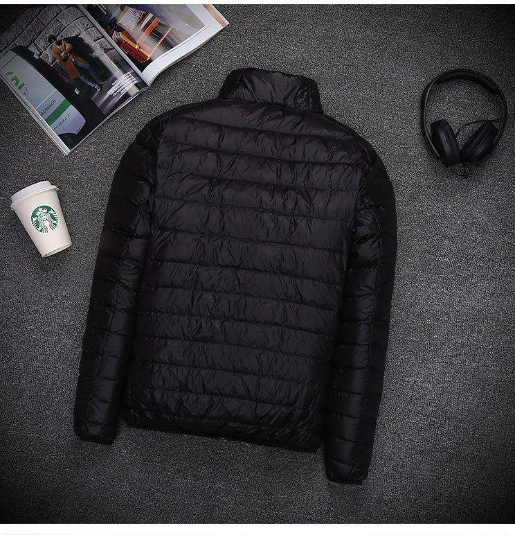 Ultralicht donsjack voor heren – Slim Fit, opvouwbare pufferjas met capuchon, winddicht en waterafstotend (M-4XL, reisklaar)_voghion.com