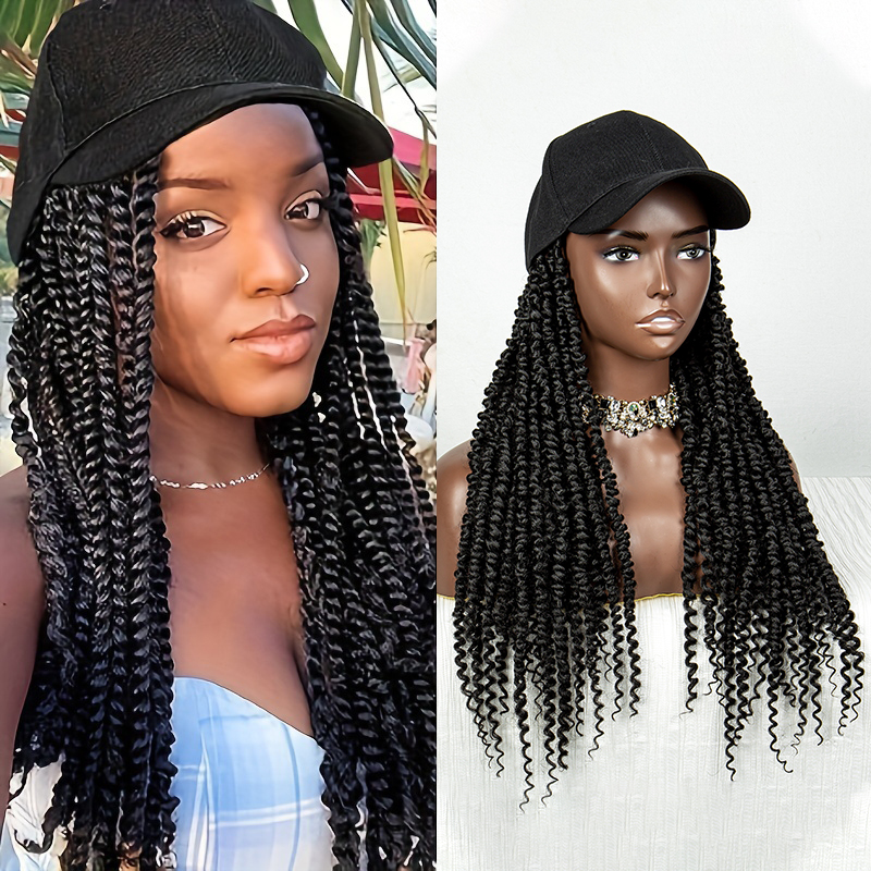 20inch medium length chemical fiber braid cap hair cap screw roll high temperature wire handmade braid African braid_voghion.com