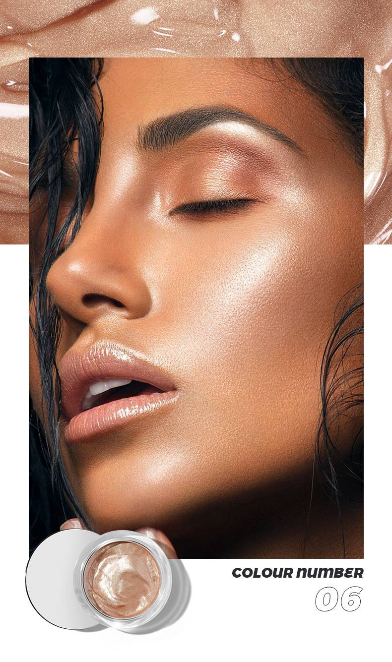 10 cores de blush líquido sombra Sleeper silkworm iluminando lábios e bochechas contorno duplo natural fino flash iluminador_voghion.com
