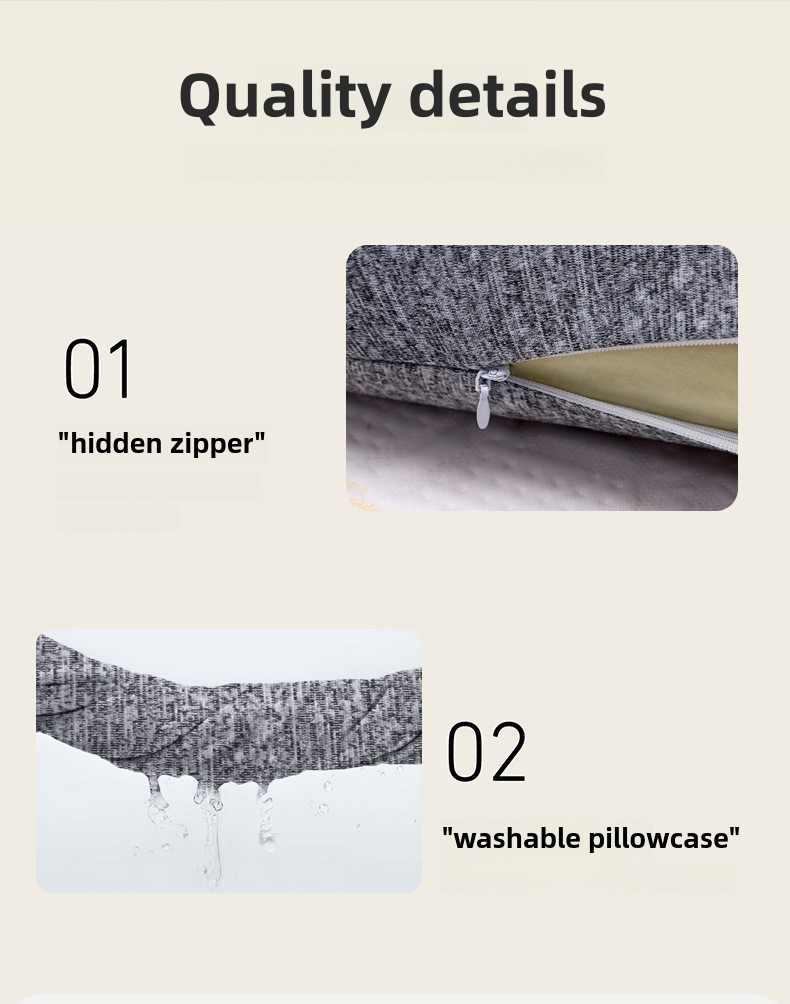 Memory Foam Pude Langsom Rebound Brødpude Nakkepude Memory Pude Ikke-sammenklappelig Søvn_voghion.com