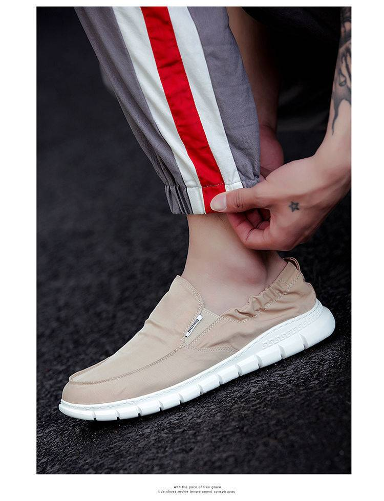 Canvas schoenen voor heren zijn comfortabel, licht, slijtvast, antislip, waterdicht en hebben een zachte zool._voghion.com