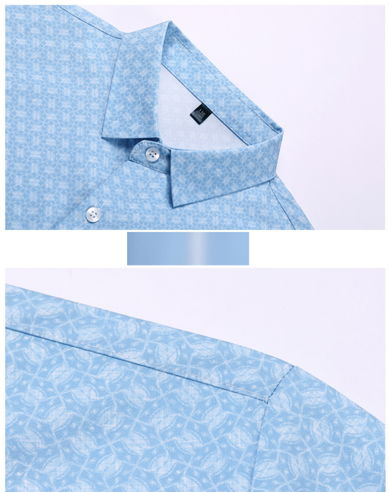 Herrenbekleidung 2025 Sommer Neues lässiges kurzärmeliges Blumenhemd Grenzüberschreitende Version Revers bedrucktes dünnes Hemd Große Strickjacke_voghion.com