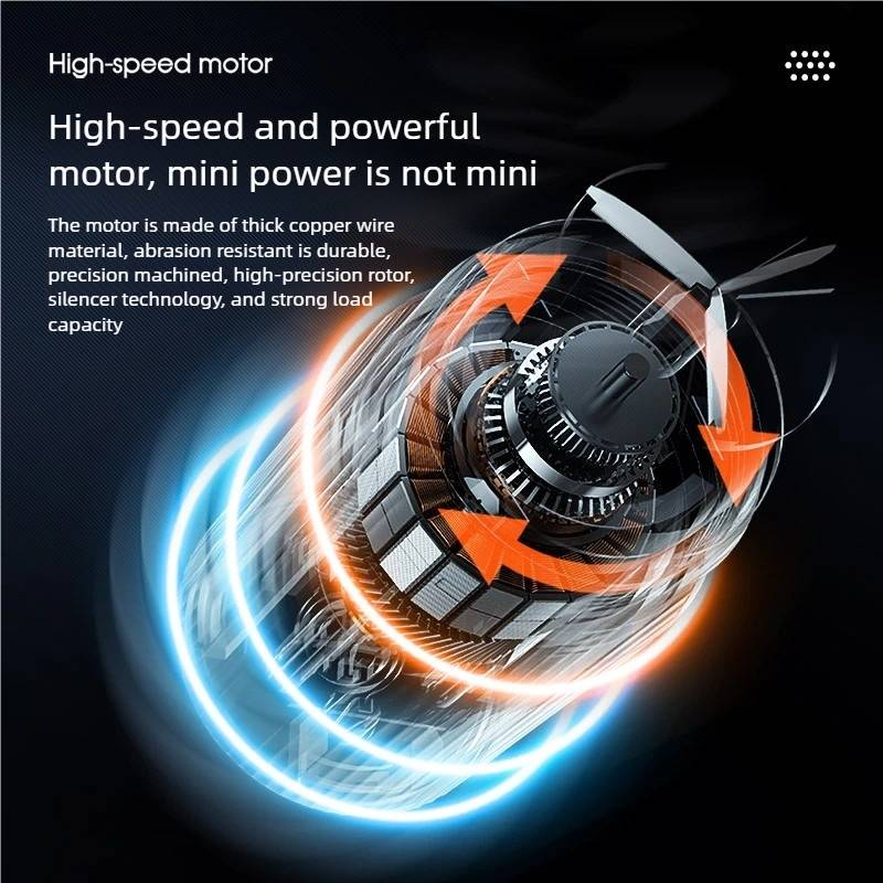 Men Electric Mini Shaver Rechargeable Type-c Charging Car Portable Led Digital Display Wet & Dry Shaver Men Women Home Razor_voghion.com