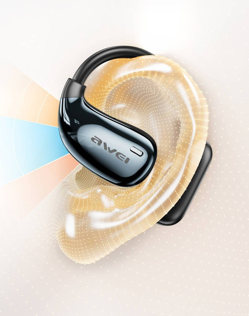 AWEI T98 Over-Ear Headphones: Sporty, Comfortable Fit, Long Battery Life, Dynamic Sound Effects, OWS Bluetooth Headphones_voghion.com