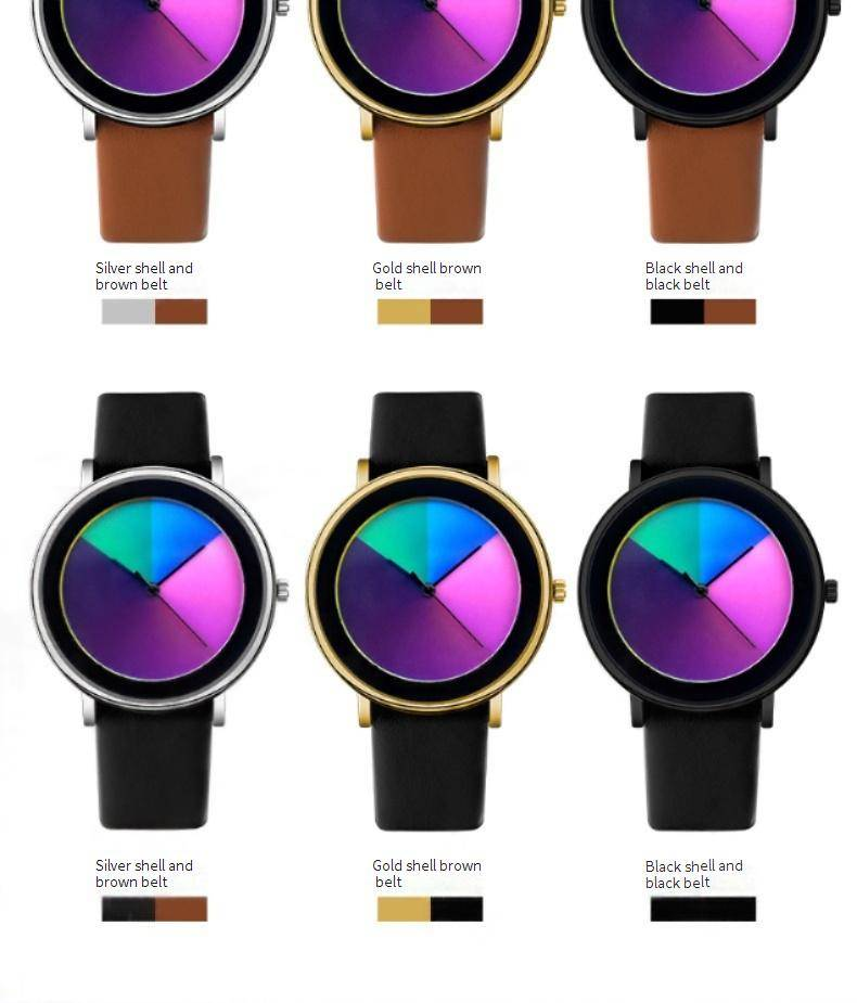 Cross Border Foreign Trade New Color Changing Watch Waterproof Fashion High End Niche Ladies Student Quartz Watch Hot Wholesale_voghion.com