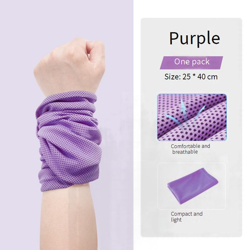 Ultra-Thin Cooling Sports Wristband – Instant Ice Feel & Quick-Dry For Running, Gym & Outdoor – Sweat-Wicking & Non-Slip For Men & Women_voghion.com