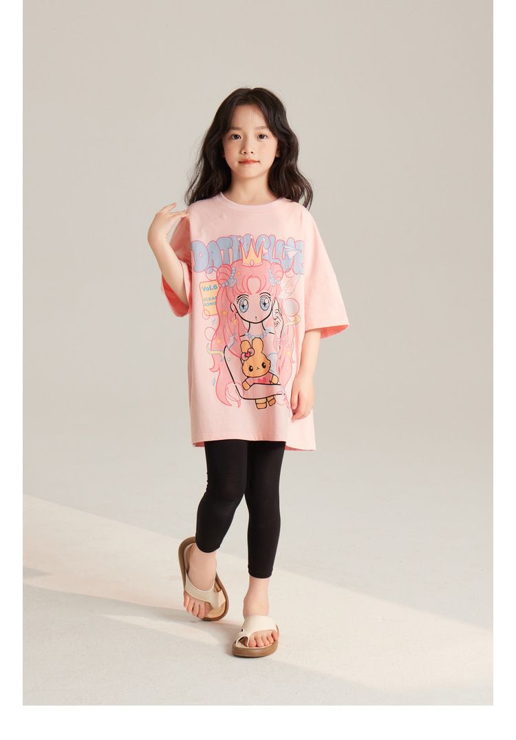 Kids Clothing Stylish Outer Wear Elastic Yoga Pants Thin Tights_voghion.com