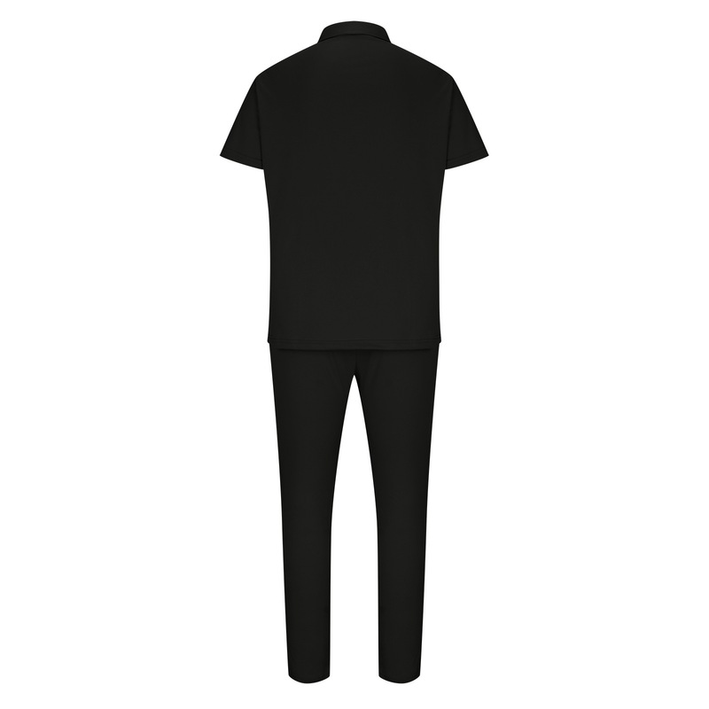 Men's Basic Solid Color Casual Sports Suit_voghion.com